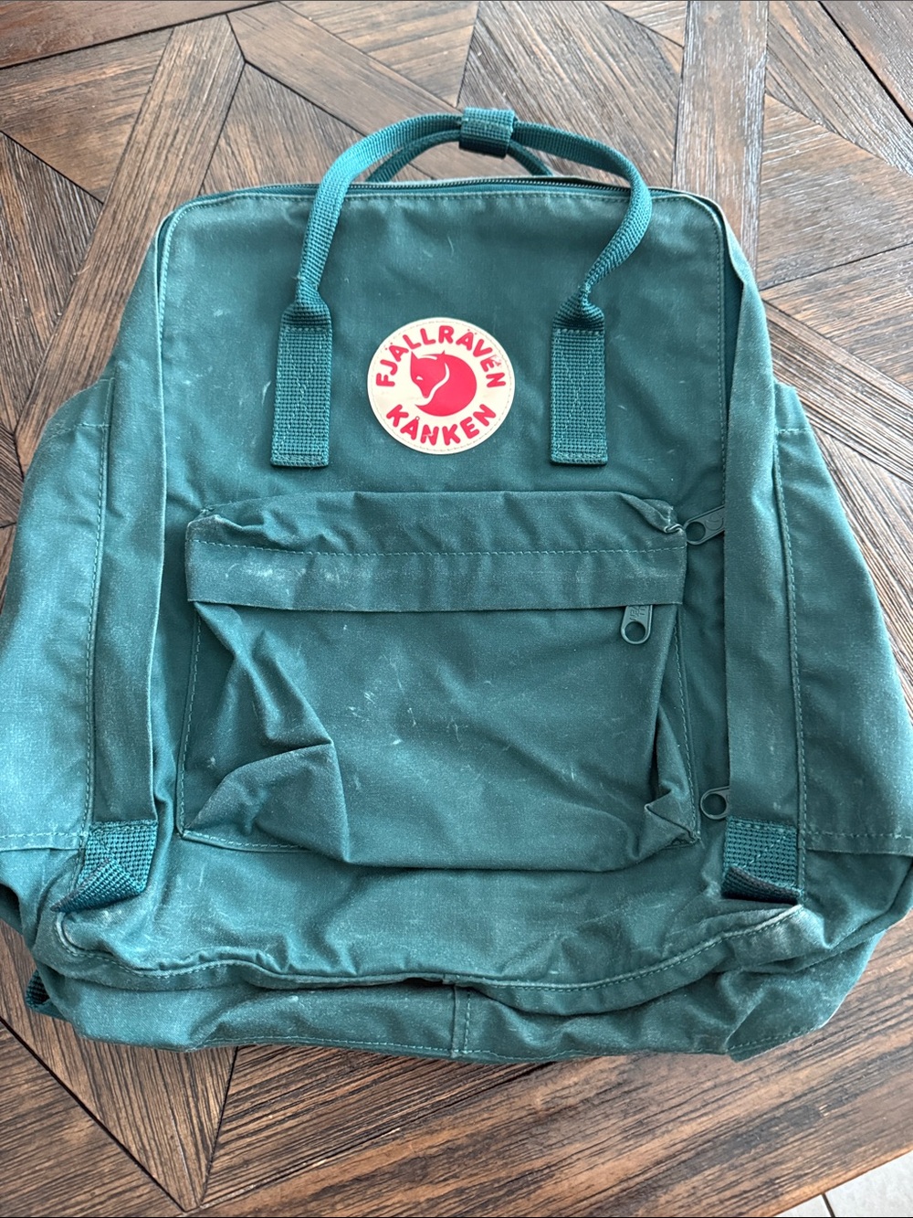 Fjällräven Kånken Classic Backpack Frost Green Green School Travel Bag